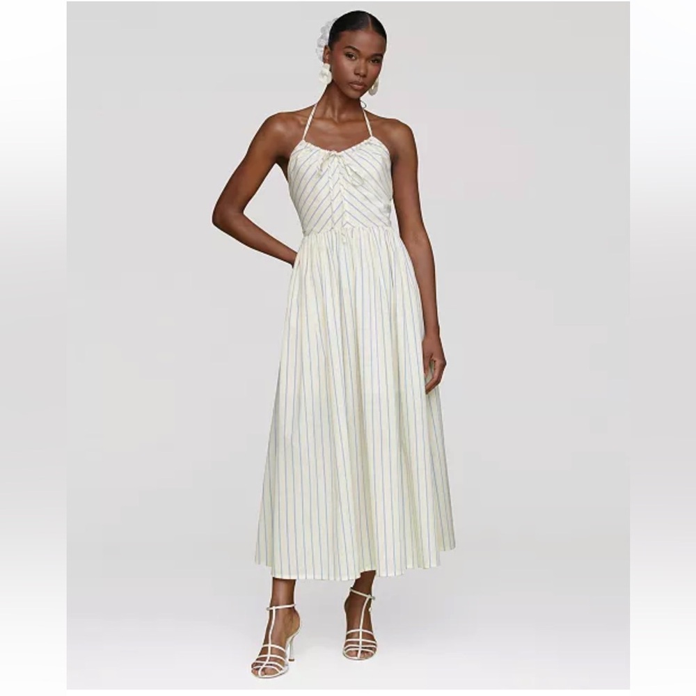 Avec Les Filles Women’s Halter Maxi Dress